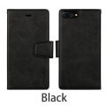 Miniatyrbilde 1 av 11: iPhone 8 Plus - Exklusivt Dubbelfunktion Plånboksfodral Svart