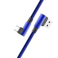 Pikkukuva 1 / 11: Snabbladdnings Kabel USB-C (Type-C) Blå 1 Meter