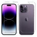 Pikkukuva 10 / 11: 2-PACK iPhone 14 Pro Fram- & Baksida Kameralinsskydd 0,3mm Transparent