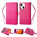 Pikkukuva 1 / 11: iPhone 14 Plus - 9-Kort Pl�nboksfodral Rosaröd