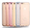 iPhone 6/6SPlus  Dubbelsidigt silikonfodral med TOUCHFUNKTION Guld