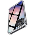 Miniatyrbilde 10 av 11: iPhone 13 Pro Max Stötdämpande Silikonskal med Skärmskydd Transparent