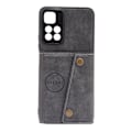 Pikkukuva 6 / 11: Xiaomi Redmi Note 11 Pro 5G - Skal med Korthållare Grey