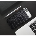 Miniatyrbild 7 av 10: iPhone 7 - Stilrent skal med Krokodilmönster från KISSCASE Vit