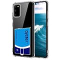 Samsung Galaxy S20 FE - Skyddsskal med Korthållare Transparent