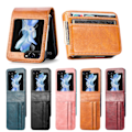 Miniatyrbillede 3 af 11: Galaxy Z Flip 5 5G - Plånboksfodral med kortfack Black