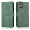Miniatyrbillede 3 af 11: Exklusivt Skinnfodral med Flip-funktion för iPhone 15 - (3-kortfack) Green