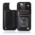 Miniatyrbillede 4 af 11: Elegant Skyddande läderfodral för iPhone 15 Pro Max Röd
