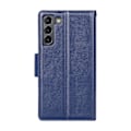 Pikkukuva 1 / 11: Samsung Galaxy S24 plus - Elegant HANMAN Plånboksfodral Marinblå
