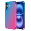 Pikkukuva 11 / 11: iPhone 16 Plus - Elegant Skyddande Gradient Silikonskal Transparent
