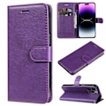 Miniatyrbillede 5 af 11: iPhone 14 Pro - FLOVEME Pl�nboksfodral Svart