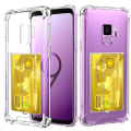 Pikkukuva 1 / 11: Samsung Galaxy S9 - Kestävä suojakuori korttipaikalla Transparent/Genomskinlig