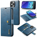 Pikkukuva 5 / 6: iPhone 13 Pro Premium Läderfodral - Stilrent & Flexibelt Grå