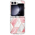 Miniatyrbillede 3 af 11: Samsung Galaxy Z Flip 5 - Marmor Skal i Stilren Design Green