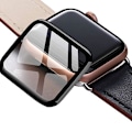 Pikkukuva 7 / 11: 3D Full Cover Skärmskydd för Apple iWatch Serie 4/5 Svart 40mm