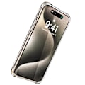 Miniatyrbild 11 av 11: iPhone 15 PLUS - Stötdämpande Skyddande Silikonskal Genomskinlig Transparent
