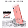 Miniatyrbilde 9 av 11: Dubbelsidigt Silikonfodral med TOUCHFUNKTION till iPhone 8 Blå
