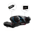 Miniatyrbilde 10 av 11: Bluetooth 5.0 FM Transmitter Modulator Stereo Svart Svart
