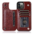 Miniatyrbillede 2 af 11: Elegant Skyddande läderfodral för iPhone 15 Pro Max Red