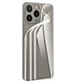 Pikkukuva 4 / 11: iPhone 15 pro max Back Hydrogel Skärmskydd HD 0,2mm Transparent