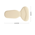 Miniatyrbilde 6 av 11: Stötdämpande Högklack Hälinlägg Beige