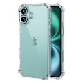 Miniatyrbillede 2 af 11: iPhone 16 Plus - Elegant Skyddande Gradient Silikonskal Rosa/Lila