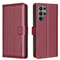 Pikkukuva 1 / 11: Samsung Galaxy S23 Ultra Flip-Fodral - 360° Skydd & Ställfunktion Röd