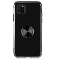 Pikkukuva 4 / 11: Samsung Galaxy A41 - Skyddande Skal med Ringhållare Silver