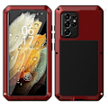 Pikkukuva 7 / 9: Samsung Galaxy S21 Ultra - Stötdämpande Aluminium Skal Svart