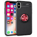 Miniatyrbild 6 av 11: iPhone XR - AUTO FOCUS - Skal med Ringhållare Svart/Blå