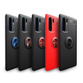 Miniatyrbillede 2 af 10: Huawei P30 Pro - Skyddande Stilrent Skal med Ringhållare Svart/Röd