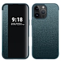 Miniatyrbild 4 av 11: iPhone 16 Pro Fodral - Elegant Design med Smart Fönster! Svart
