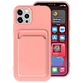 Pikkukuva 6 / 11: iPhone 15 Pro Max - Simpelt och Praktiskt Skal med Korthållare Vit
