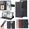 Miniatyrbild 2 av 11: iPhone 15 Plus 2-i-1 Mobilfodral Brun
