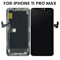 Miniatyrbilde 2 av 11: Soft OLED LCD & Pekskärm Digitizer AAA+++ iPhone 11 Pro Max Black