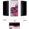 Miniatyrbilde 4 av 11: Samsung A51 2.5D Anti-Spy Skjermbeskytter Ram 9H 0,3mm Black