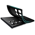 Miniatyrbillede 9 af 11: S24 Ultra - Stilrent Skyddande Skal Black