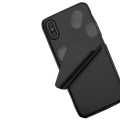 Miniatyrbillede 10 af 11: iPhone XS Max - Professionellt Stilrent Floveme Dubbelskal Silver