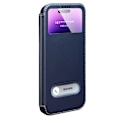 Miniatyrbilde 9 av 11: iPhone 16 Pro Max - Exklusivt Skal i Äkta Läder & TPU Svart