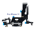Pikkukuva 2 / 11: USB-laddningsport Flex-kabel iPhone 11 Svart