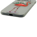 Miniatyrbild 6 av 7: Flamingo - Retroskal av silikon för iPhone X/XS Flamingo