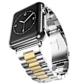 Miniatyrbillede 5 af 9: Apple Watch 42mm (3/2/1) - Elegant Länk i Rostfritt Stål Grå/Gul