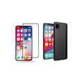 Miniatyrbild 1 av 11: iPhone 11 - Mattbehandlat Skyddsskal & 2.5-D Skärmskydd Svart