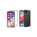 Miniatyrbillede 1 af 11: iPhone 11 - Mattbehandlat Skyddsskal & 2.5-D Skärmskydd Svart
