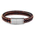 Miniatyrbild 9 av 11: Flerfärgat Flätat Armband Blå-Röd