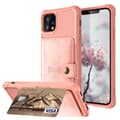 iPhone 11 Pro Max - Smidigt Stilsäkert Skal med Kortfack Roséguld