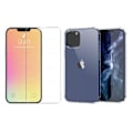 Miniatyrbillede 2 af 11: iPhone 13 Pro Stötdämpande Silikonskal med Skärmskydd Transparent