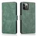 Miniatyrbild 3 av 11: iPhone 15 Pro Max  Plånboksfodral i läder med flip-funktion (3-kortfack) Brun