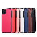 Miniatyrbillede 3 af 11: Elegant Smart Skal med Kortfack - iPhone 11 Pro Max Red