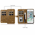 Miniatyrbilde 9 av 11: iPhone 7 - Dubbelfunktions Plånboksfodral Mörkblå